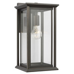 Audley Outdoor Wall Light - Antique Bronze / Clear