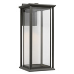 Audley Dark Sky Outdoor Wall Light - Antique Bronze / Clear