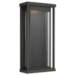 Faywood Dark Sky Outdoor Wall Light - Antique Bronze / Clear Seeded