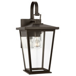 Linton Outdoor Wall Light - Antique Bronze / Clear