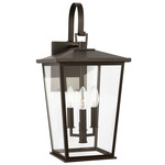 Linton Outdoor Wall Light - Antique Bronze / Clear