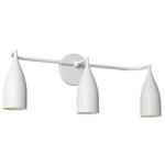 Maya Bathroom Vanity Light - Matte White