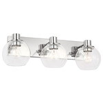 Rito Bathroom Vanity Light - Chrome / Clear
