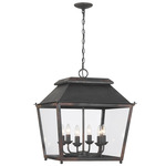 Abingdon Pendant - Antique White / Clear