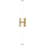 Elon Bathroom Vanity Light - Champagne Bronze / Opal