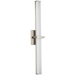 Elon Bathroom Vanity Light - Pewter / Opal