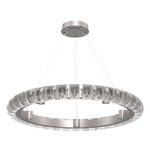 Tessera Ring Chandelier - Beige Silver / Tessera Orb Cast Glass