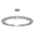 Tessera Ring Chandelier - Beige Silver / Tessera Orb Cast Glass
