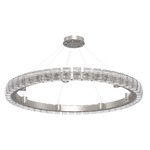 Tessera Ring Chandelier - Beige Silver / Tessera Wave Cast Glass