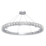 Tessera Ring Chandelier - Classic Silver / Tessera Pave Cast Glass