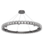 Tessera Ring Chandelier - Graphite / Tessera Pave Cast Glass