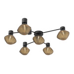 Mesa Hub & Spoke Ceiling Flush / Wall Sconce - Matte Black / Mesa Bronze