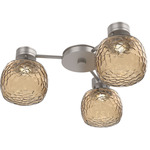 Vessel Hub & Spoke Ceiling Flush / Wall Sconce - Beige Silver / Vessel Bronze