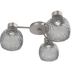 Vessel Hub & Spoke Ceiling Flush / Wall Sconce - Beige Silver / Vessel Smoke