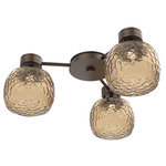 Vessel Hub & Spoke Ceiling Flush / Wall Sconce - Flat Bronze / Vessel Bronze