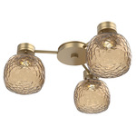 Vessel Hub & Spoke Ceiling Flush / Wall Sconce - Gilded Brass / Vessel Bronze