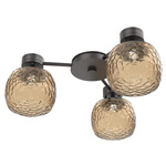 Vessel Hub & Spoke Ceiling Flush / Wall Sconce - Graphite / Vessel Bronze
