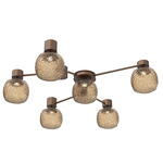 Vessel Hub & Spoke Ceiling Flush / Wall Sconce - Burnished Bronze / Vessel Bronze