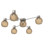 Vessel Hub & Spoke Ceiling Flush / Wall Sconce - Beige Silver / Vessel Bronze