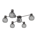 Vessel Hub & Spoke Ceiling Flush / Wall Sconce - Graphite / Vessel Smoke
