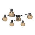 Vessel Hub & Spoke Ceiling Flush / Wall Sconce - Matte Black / Vessel Bronze