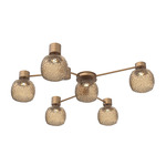 Vessel Hub & Spoke Ceiling Flush / Wall Sconce - Novel Brass / Vessel Bronze