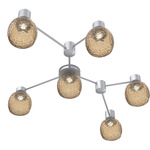 Vessel Hub & Spoke Linear Ceiling Flush / Wall Sconce - Classic Silver / Vessel Bronze