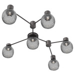 Vessel Hub & Spoke Linear Ceiling Flush / Wall Sconce - Graphite / Vessel Smoke