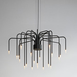 Boom Chandelier - Matte Black