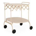 Gastone Folding Trolley - Cream