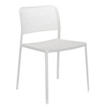 Audrey Outdoor Chair Without Arm - 2 Pack - White Frame / White