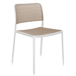 Audrey Outdoor Chair Without Arm - 2 Pack - White Frame / Sand