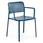 Audrey Outdoor Chair With Arm - 2 Pack - Blue Frame / Blue