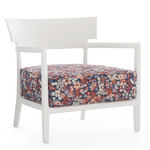 Cara Matte Outdoor Liberty Armchair - Matte White / Artemis Rust