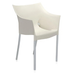 Dr. No Outdoor Armchair - Set of 2 - Aluminum / Wax White