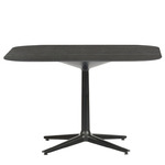 Multiplo Square Table - Black / Black Marble