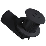 Tamper Resistant Kitchen Countertop Outlet - Black
