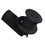 Tamper Resistant Kitchen Countertop Outlet - Black