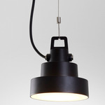 Plaff-On! Outdoor Pendant - Black / Opal