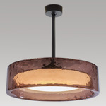 Ringo Color-Select Stem Pendant - Black / Rose