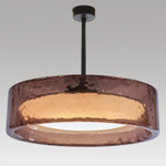 Ringo Color-Select Stem Pendant - Black / Rose