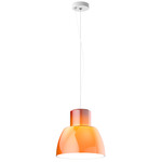 Lorosae Pendant - White / Sicilian Orange