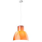 Lorosae Pendant - White / Sicilian Orange