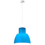Lorosae Pendant - White / Ocean Blue