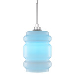 Delinea Pendant - Polished Nickel / Opalia