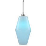 Marquise Pendant - Polished Nickel / Opalia