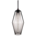 Marquise Pendant - Graphite / Grey