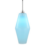 Marquise Pendant - Polished Nickel / Opalia