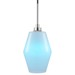 Marquise Pendant - Polished Nickel / Opalia