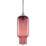 Pharos Pendant - Polished Nickel / Plum